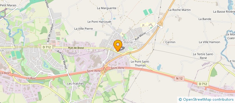 localisation de l'entreprise MADAME GERALDINE OZENNE  HILLION