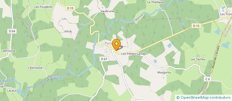 localisation de l'entreprise MADAME GERALDINE PAGANI à PENSOL