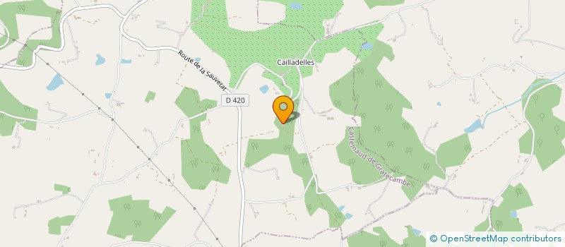 localisation de l'entreprise MADAME GERALDINE PAQUERON  CANCON