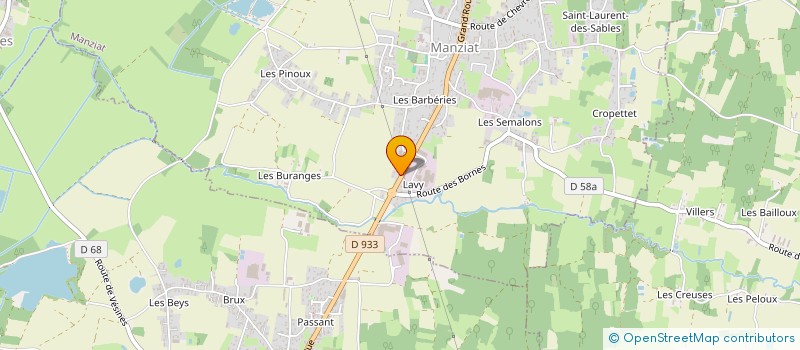 localisation de l'entreprise MADAME GERALDINE PAQUET à MANZIAT