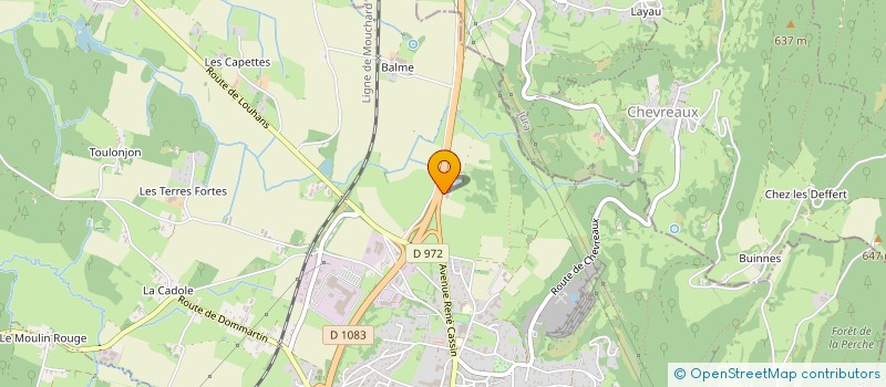 localisation de l'entreprise MADAME GERALDINE PARAVIS  CUISEAUX