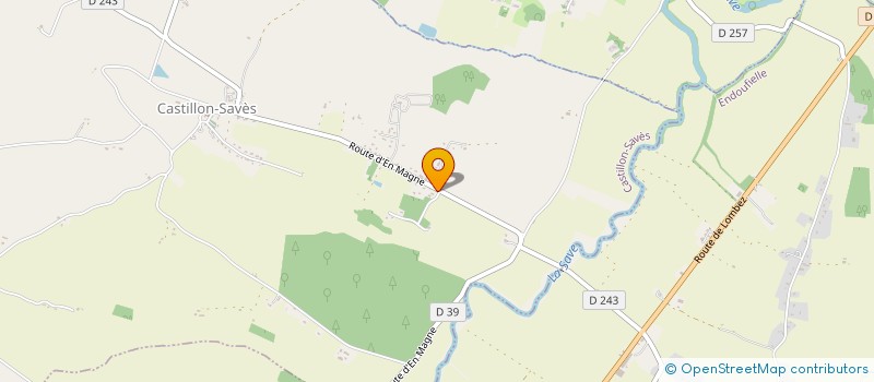 localisation de l'entreprise MADAME GERALDINE PARDO  CASTILLON-SAVES