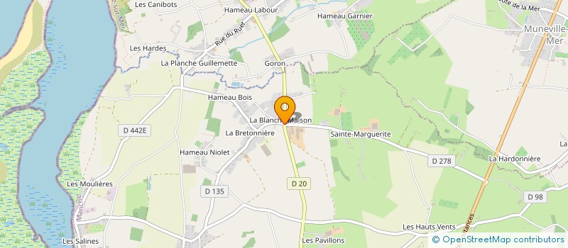 localisation de l'entreprise MADAME GERALDINE PARFAIT  BRICQUEVILLE-SUR-MER