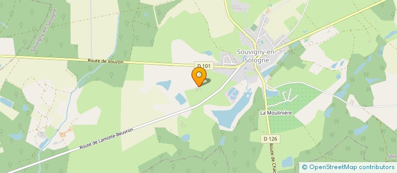 localisation de l'entreprise MADAME GERALDINE PASDELOUP  SOUVIGNY EN SOLOGNE