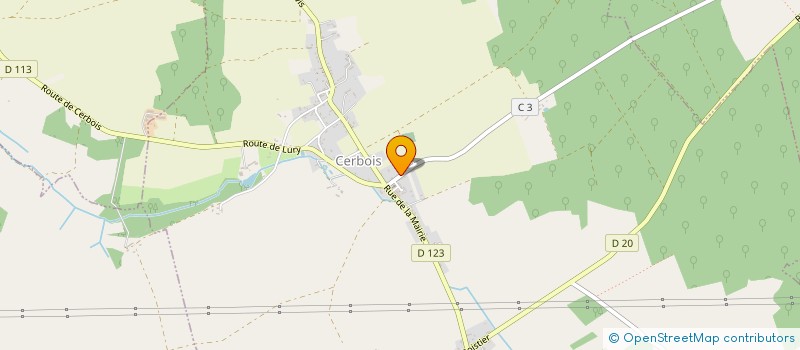 localisation de l'entreprise MADAME GERALDINE PASQUET  CERBOIS