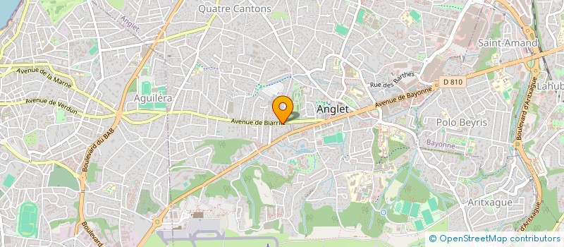 localisation de l'entreprise MADAME GERALDINE PASTOR  ANGLET