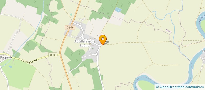 localisation de l'entreprise MADAME GERALDINE PERNIN  AUVILLARS-SUR-SAONE