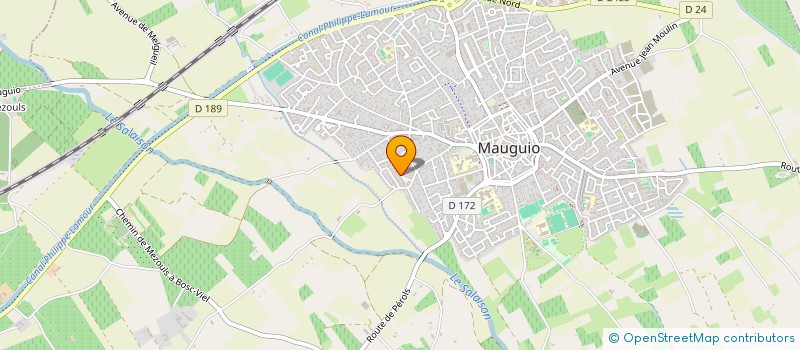 localisation de l'entreprise MADAME GERALDINE PERRET  MAUGUIO