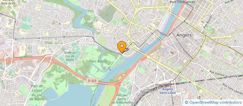 localisation de l'entreprise MADAME GERALDINE PERRIN à ANGERS