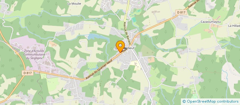 localisation de l'entreprise MADAME GERALDINE PERUCH  SAINT-MARTIN-DE-SEIGNANX