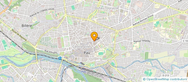 localisation de l'entreprise MADAME GERALDINE PESLIER à PAU