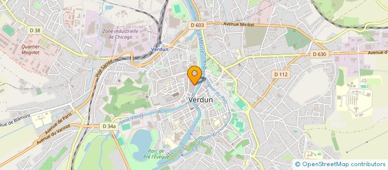 localisation de l'entreprise MADAME GERALDINE PETRE  VERDUN