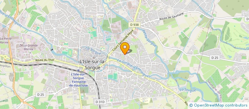 localisation de l'entreprise MADAME GERALDINE PETRE à L'ISLE-SUR-LA-SORGUE