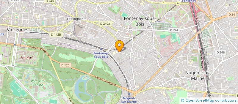 localisation de l'entreprise MADAME GERALDINE PINAULDT à FONTENAY-SOUS-BOIS