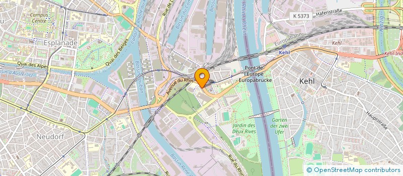 localisation de l'entreprise MADAME GERALDINE PINELLI  STRASBOURG