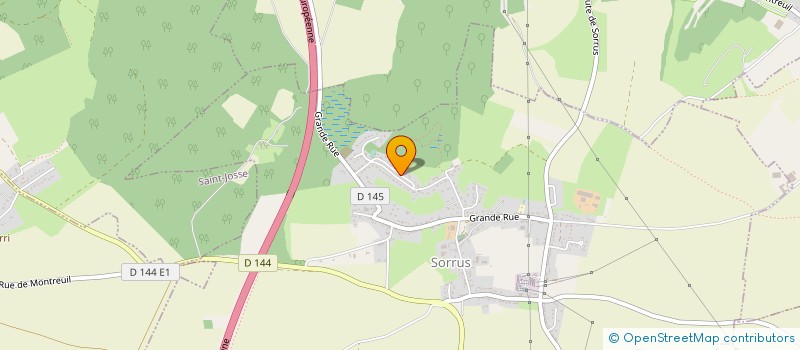 localisation de l'entreprise MADAME GERALDINE POCHET  SORRUS