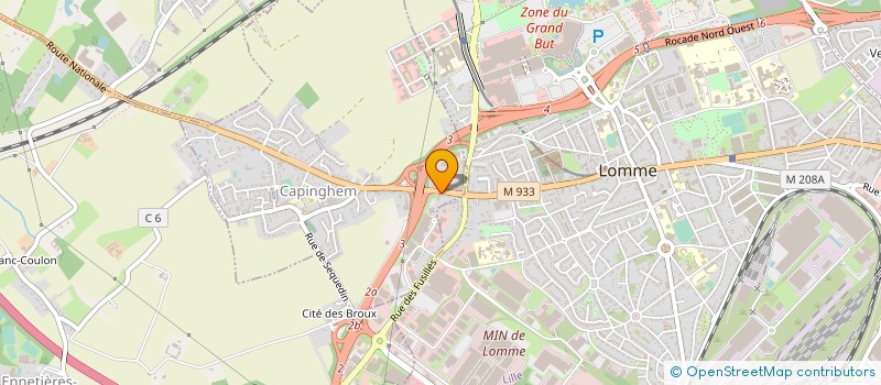 localisation de l'entreprise MADAME GERALDINE POLUS à LILLE