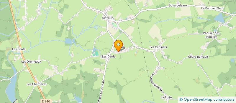 localisation de l'entreprise MADAME GERALDINE PONCE  ANTULLY