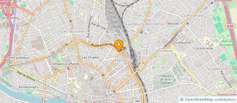 localisation de l'entreprise MADAME GERALDINE PRAT  TOULOUSE