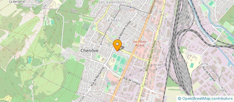 localisation de l'entreprise MADAME GERALDINE PRESSAVIN  CHENOVE