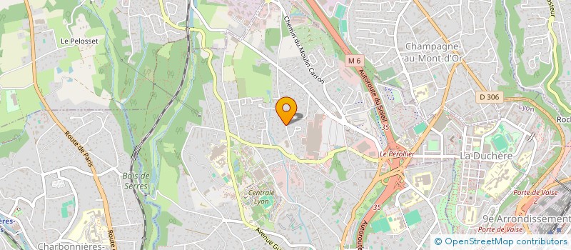 localisation de l'entreprise MADAME GERALDINE PRIAN  ECULLY