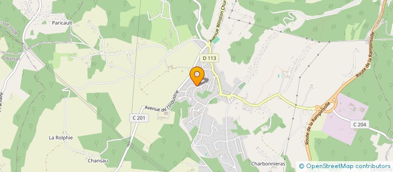 localisation de l'entreprise MADAME GERALDINE PRIVAT à COULOUNIEIX-CHAMIERS