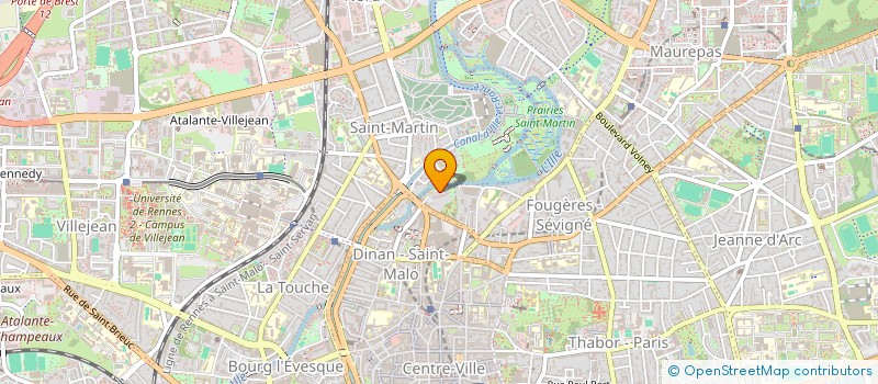 localisation de l'entreprise MADAME GERALDINE PRUVOST  RENNES