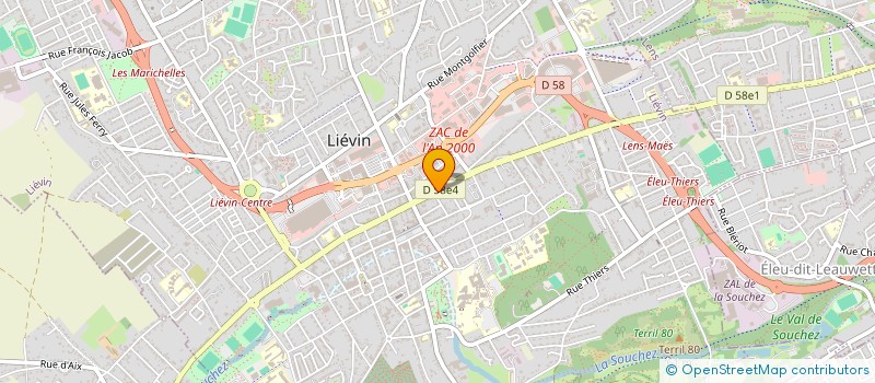 localisation de l'entreprise MADAME GERALDINE QUEHEN  LIEVIN