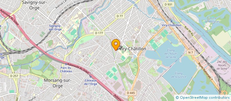 localisation de l'entreprise MADAME GERALDINE QUEROU à VIRY-CHATILLON
