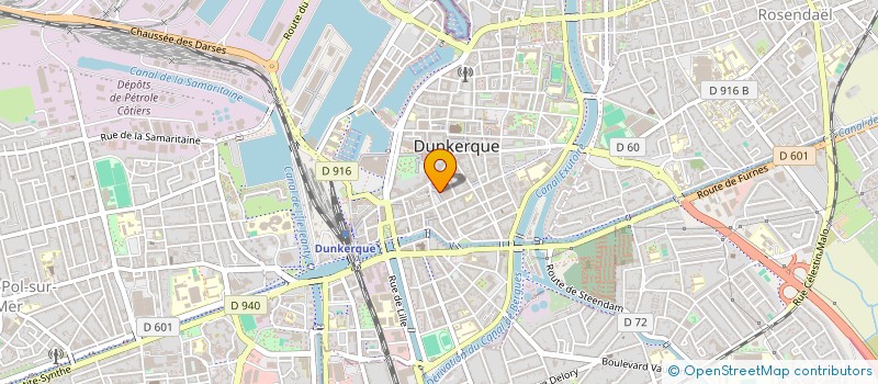 localisation de l'entreprise MADAME GERALDINE QUETEL à DUNKERQUE