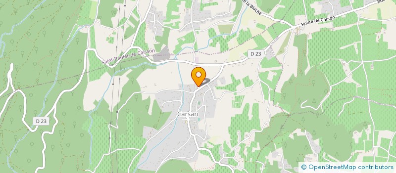 localisation de l'entreprise MADAME GERALDINE RAMOS  CARSAN