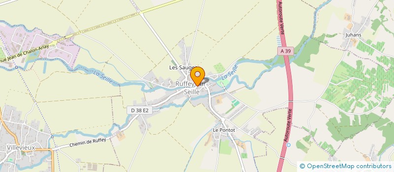 localisation de l'entreprise MADAME GERALDINE RAMPANT à RUFFEY-SUR-SEILLE