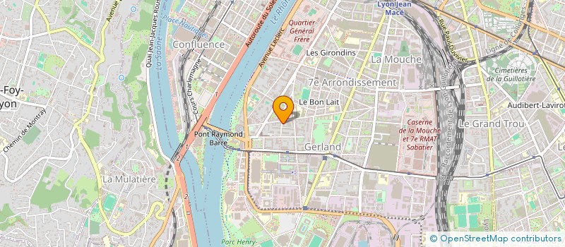 localisation de l'entreprise MADAME GERALDINE RAULT  LYON