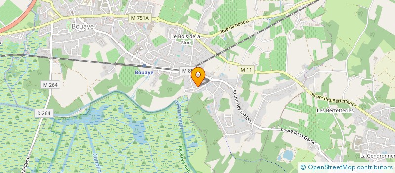 localisation de l'entreprise MADAME GERALDINE RAULT  BOUAYE