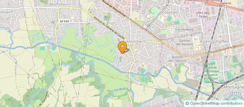 localisation de l'entreprise MADAME GERALDINE REEB  ECKBOLSHEIM