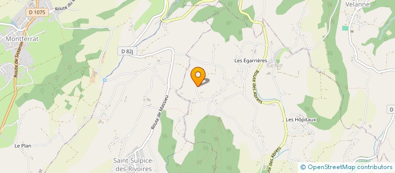 localisation de l'entreprise MADAME GERALDINE REGNARD  SAINT-GEOIRE-EN-VALDAINE