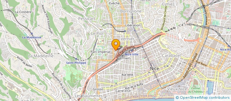 localisation de l'entreprise MADAME GERALDINE REYNIER à NICE