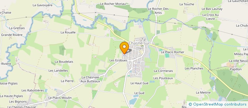 localisation de l'entreprise MADAME GERALDINE RIAUX  CHASNE-SUR-ILLET