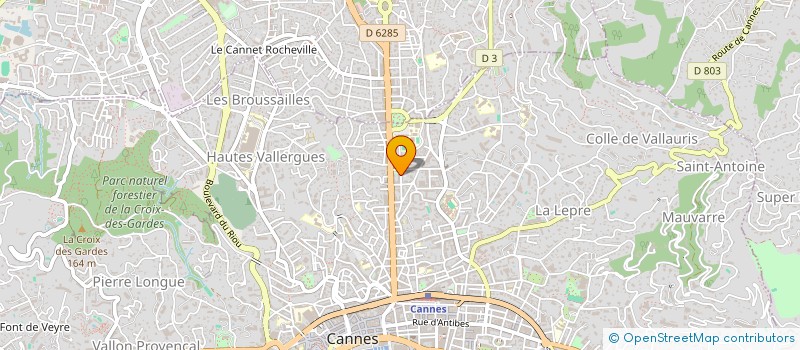localisation de l'entreprise MADAME GERALDINE RICHELME à CANNES