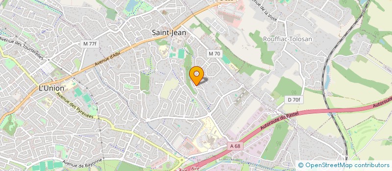 localisation de l'entreprise MADAME GERALDINE RICO  SAINT-JEAN
