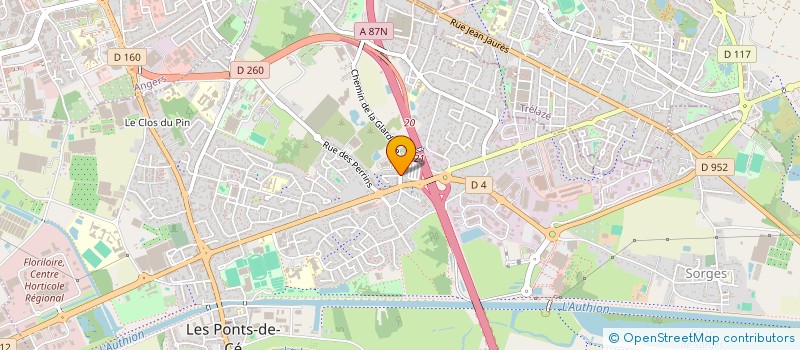 localisation de l'entreprise MADAME GERALDINE RIVEAU  SAINTE-GEMMES-SUR-LOIRE