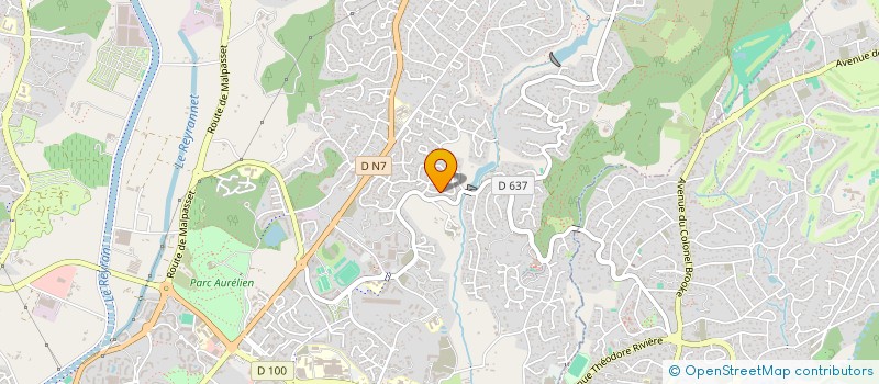 localisation de l'entreprise MADAME GERALDINE ROCHE  FREJUS