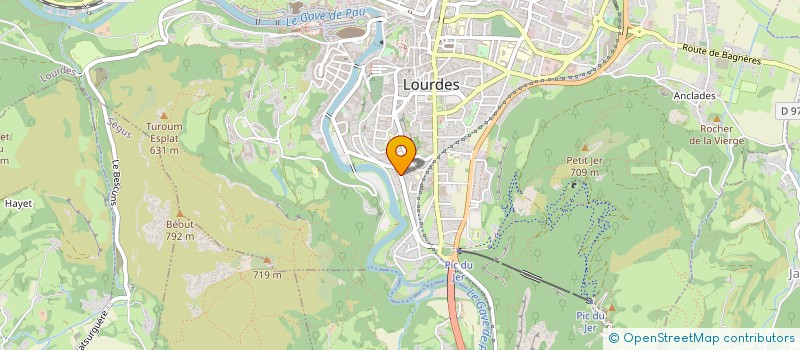 localisation de l'entreprise MADAME GERALDINE ROGGEMAN  LOURDES