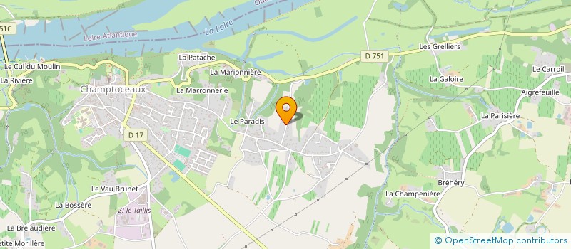 localisation de l'entreprise MADAME GERALDINE ROUAUD  OREE-D'ANJOU