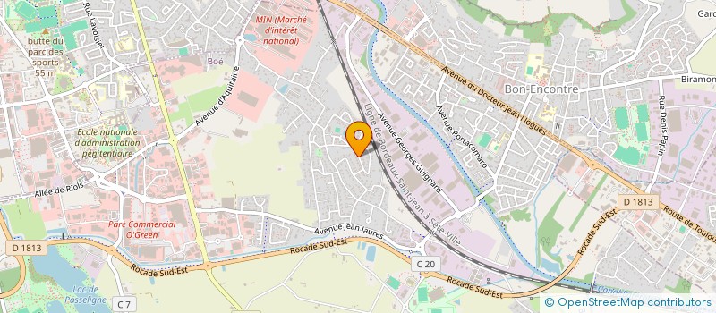 localisation de l'entreprise MADAME GERALDINE ROUDEL  BOE