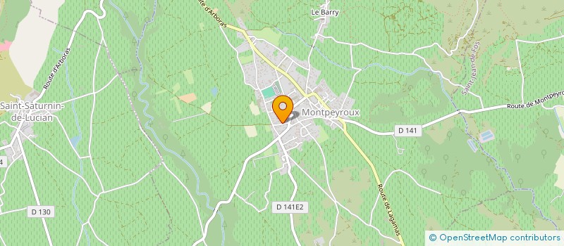 localisation de l'entreprise MADAME GERALDINE ROUGE à MONTPEYROUX