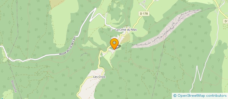 localisation de l'entreprise MADAME GERALDINE ROYANNAIS à LA CHAPELLE-EN-VERCORS