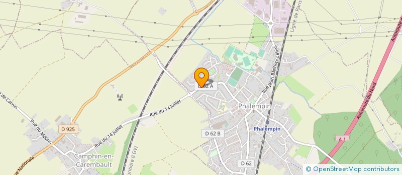 localisation de l'entreprise MADAME GERALDINE RUFFINI  PHALEMPIN