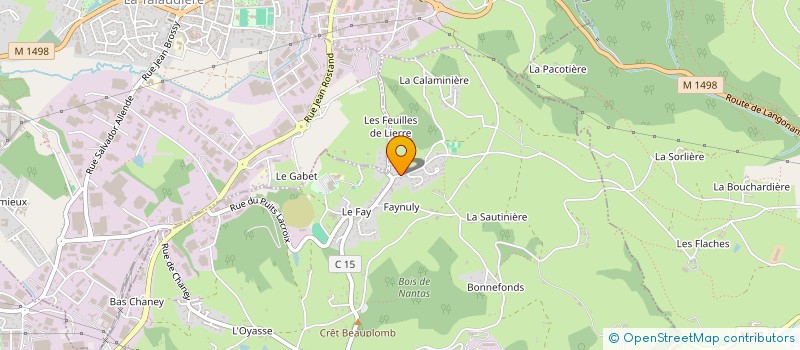 localisation de l'entreprise MADAME GERALDINE RUFFIO  SAINT-JEAN-BONNEFONDS