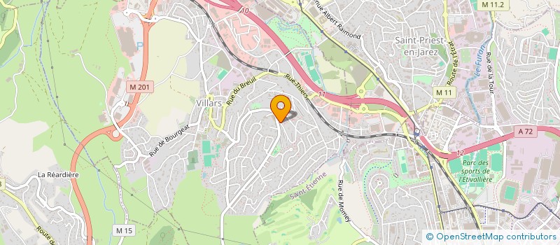 localisation de l'entreprise MADAME GERALDINE SABATIER  VILLARS